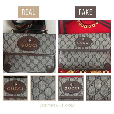 fake vs inside of a real gucci bag|How to Spot a Fake Gucci Bag .